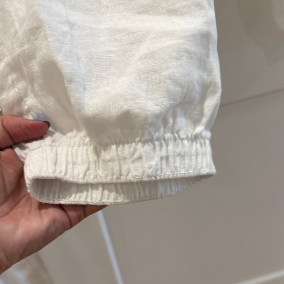 Joie Women’s Cream Linen Joggers - Picture 6 of 9